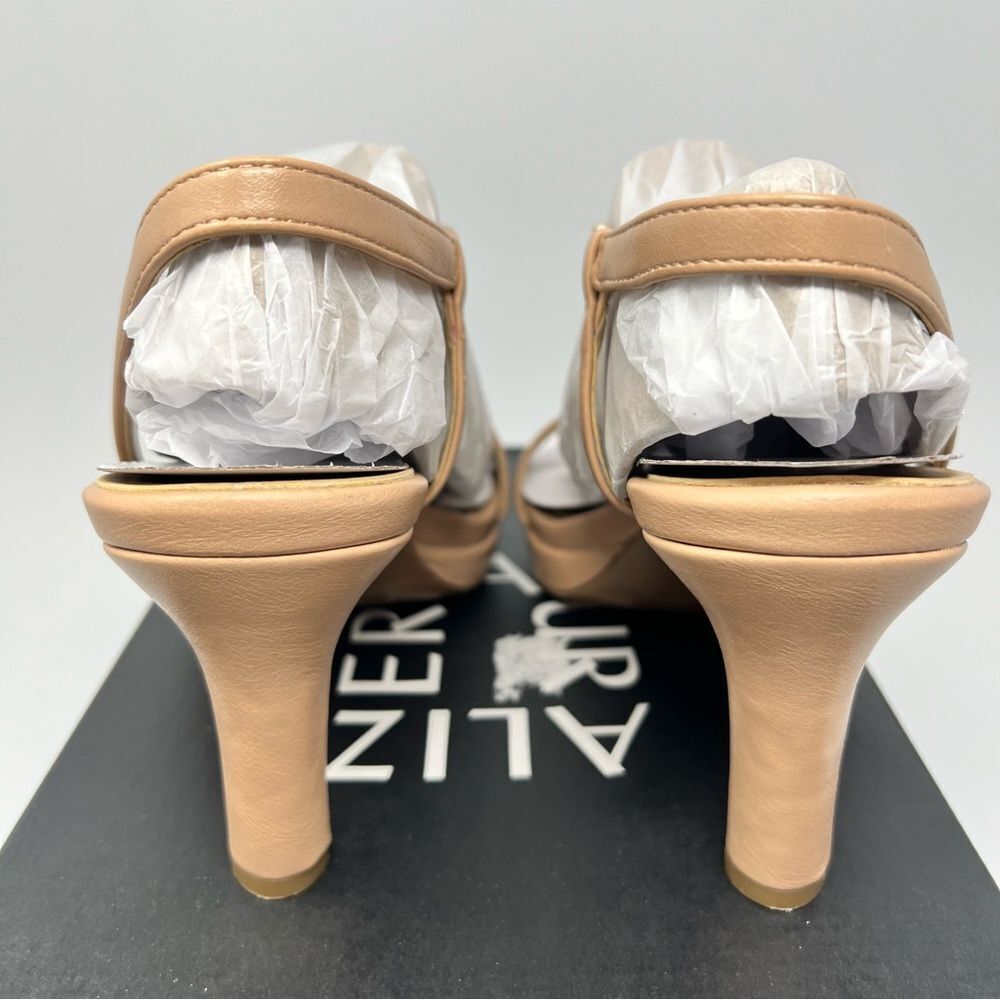 Elegant Tan Strappy Heels - Picture 7 of 10
